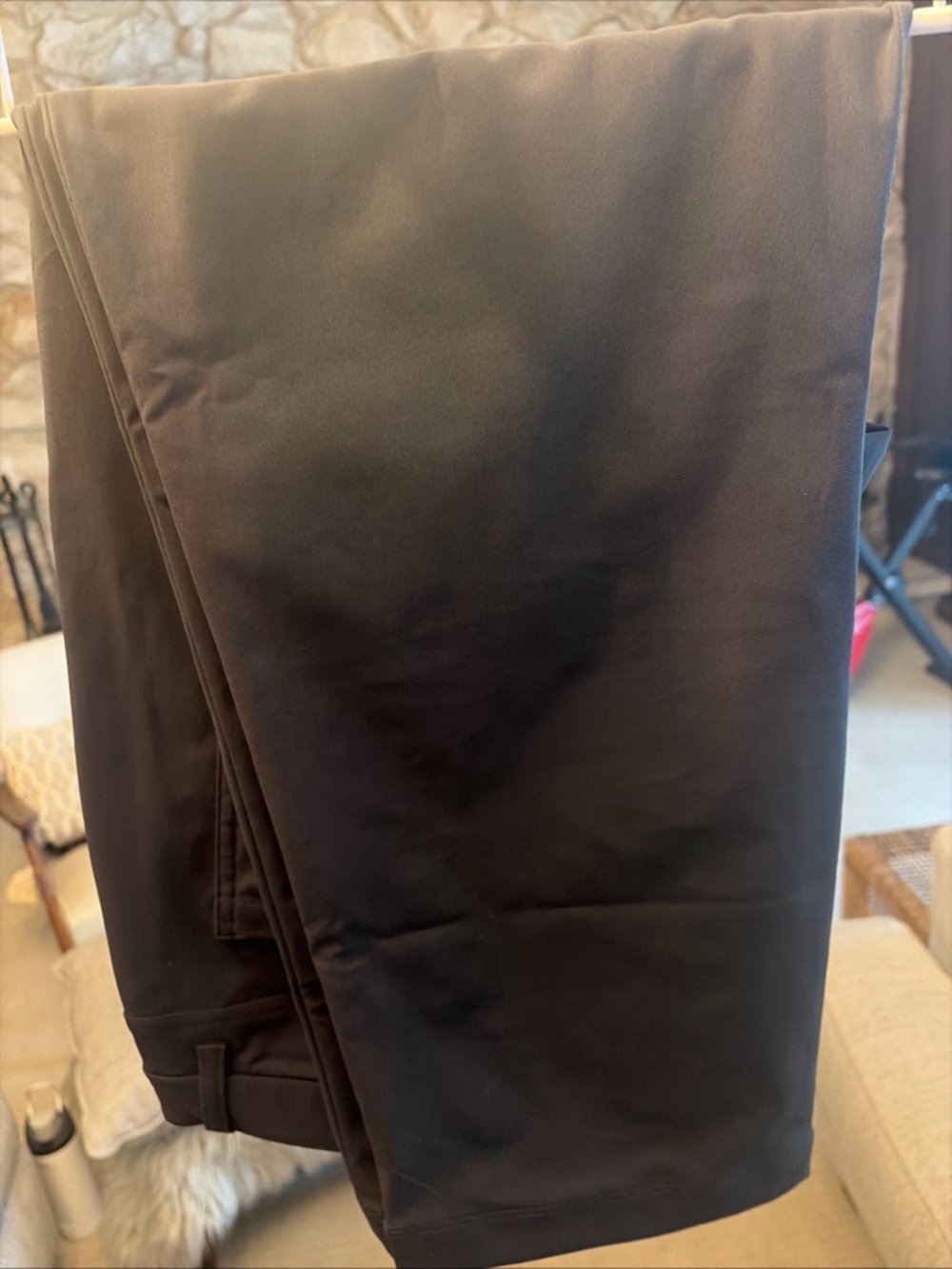lululemon athletica Black High-Waist Pants with Snap Detail - Picture 2 of 5